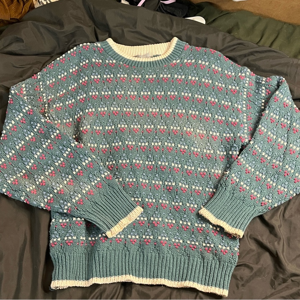 Men's Vintage Patterned Sweater